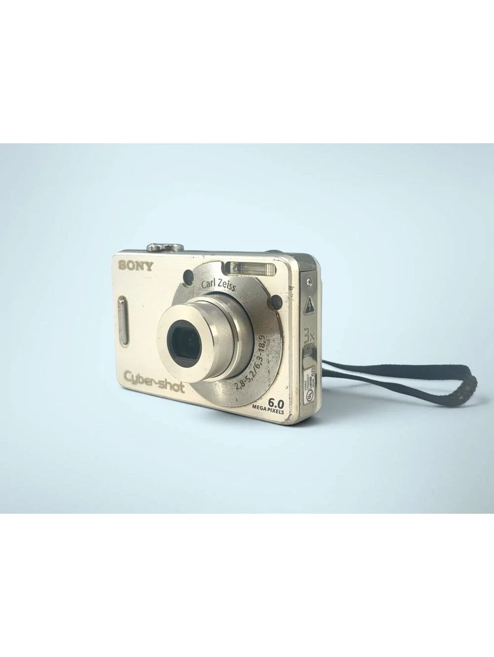 Sony Cyber-Shot DSC-W50 6.0MP Digital Camera w/ Battery + Original Memory Stick